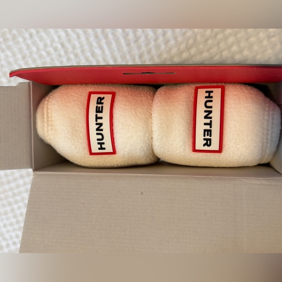 BRAND NEW Hunter Tall Boot Socks - Cream - Size Large - Picture 2 of 4